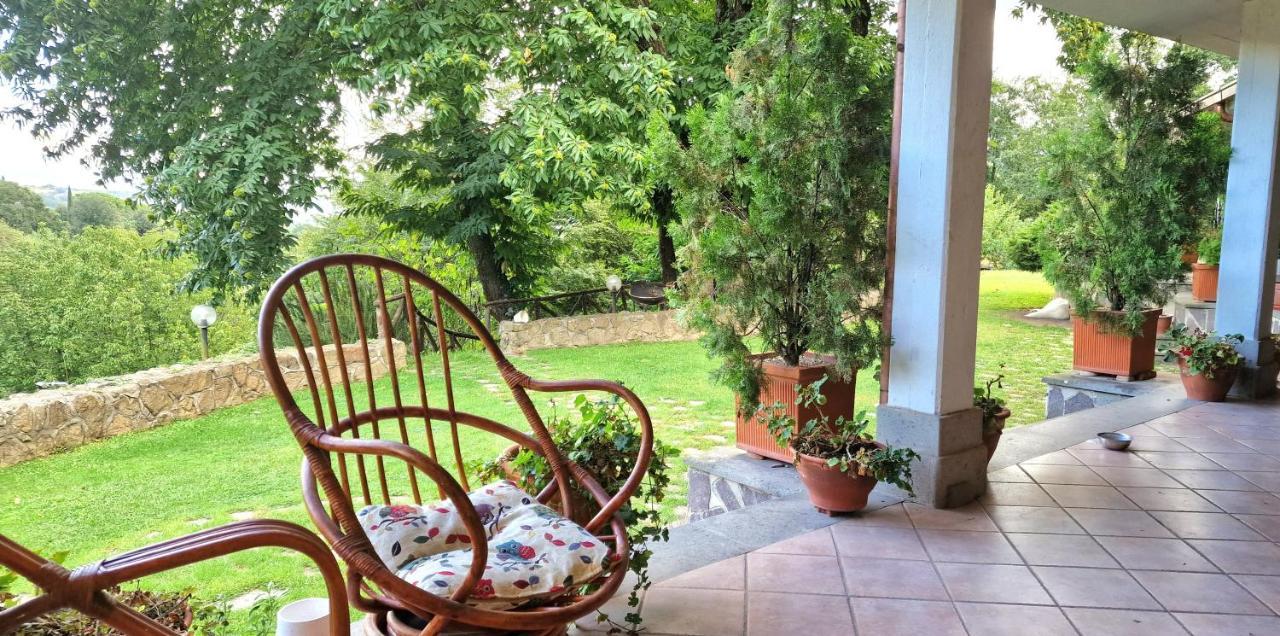 Villa Carolina - Piscina E Parco Panoramico كامباغنانو دي روما المظهر الخارجي الصورة