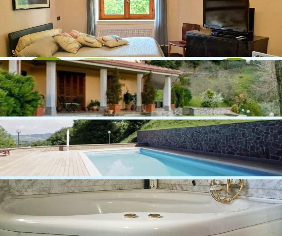 Villa Carolina - Piscina E Parco Panoramico كامباغنانو دي روما المظهر الخارجي الصورة