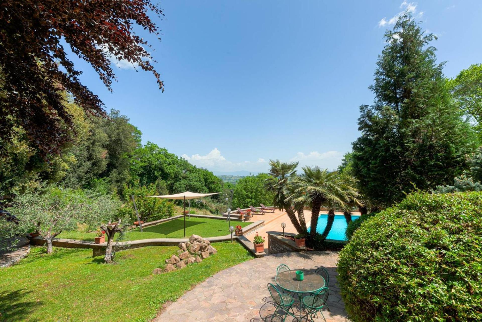 Villa Carolina - Piscina E Parco Panoramico كامباغنانو دي روما المظهر الخارجي الصورة
