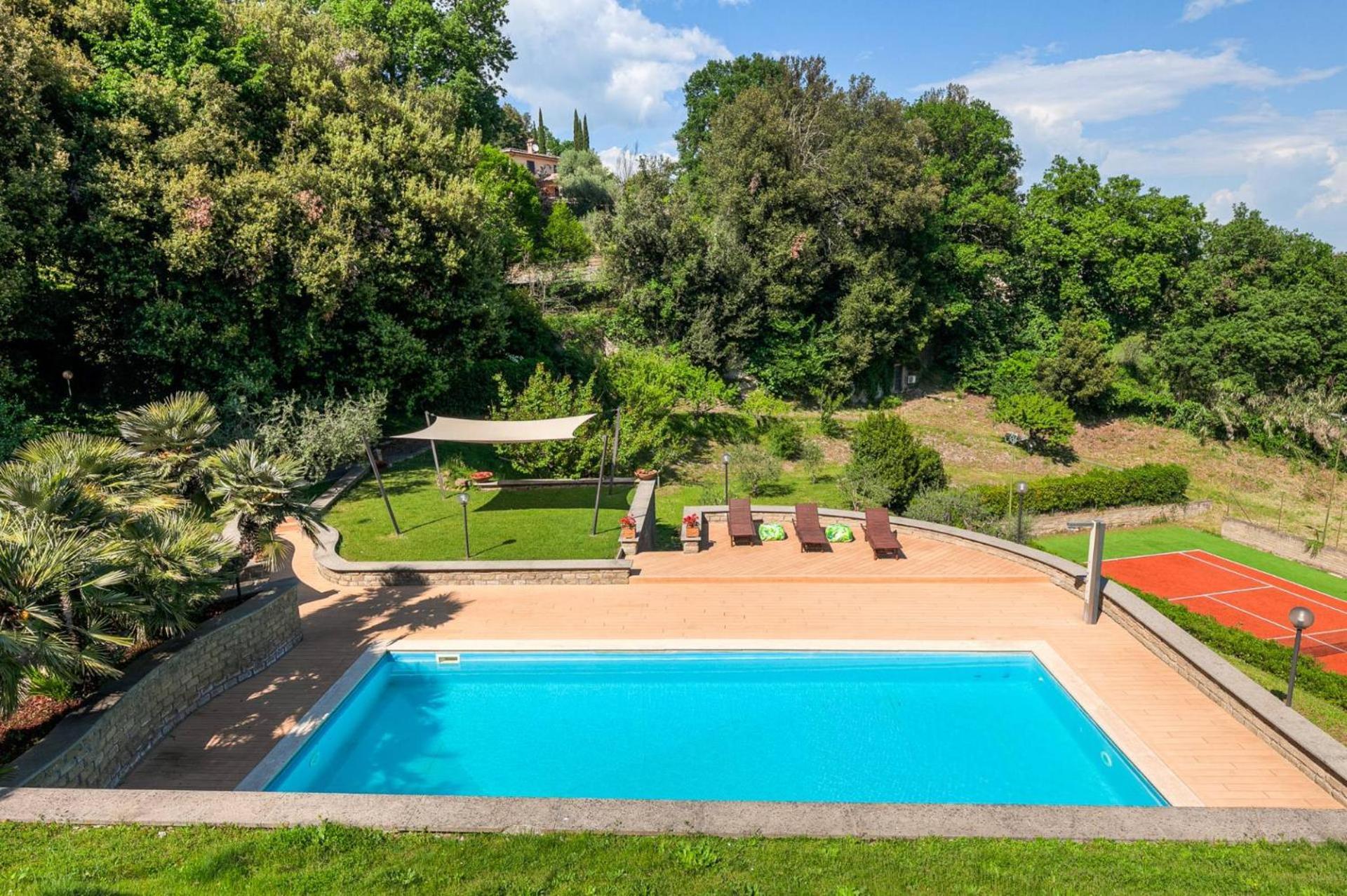 Villa Carolina - Piscina E Parco Panoramico كامباغنانو دي روما المظهر الخارجي الصورة