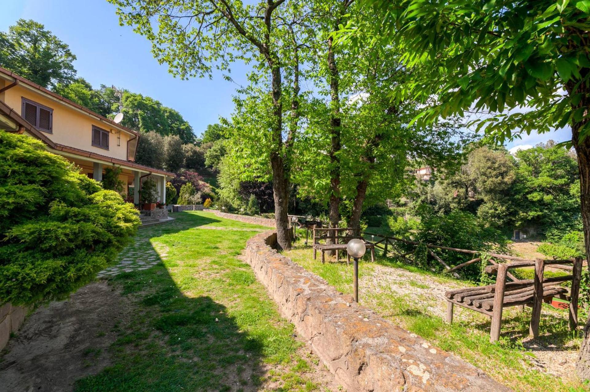 Villa Carolina - Piscina E Parco Panoramico كامباغنانو دي روما المظهر الخارجي الصورة